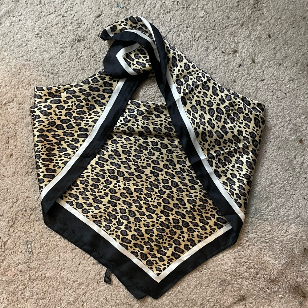 leopard print bandana